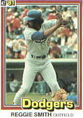 1981 Donruss Baseball Cards 059 Reggie Smith